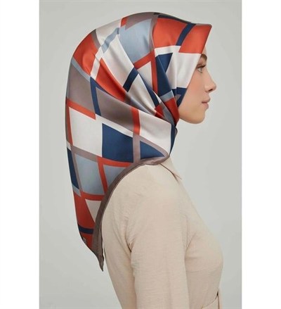 Armine İpek Eşarp Nostalji - 8664-27 Vizon Twill