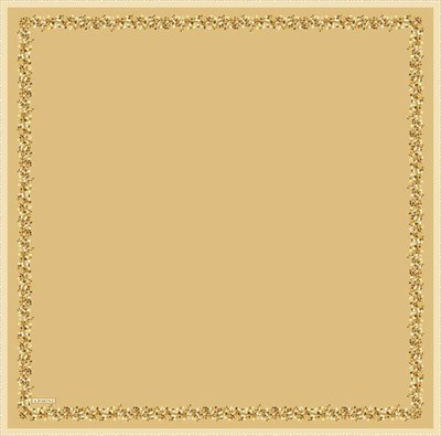 Armine İpek Eşarp Nostalji - 8765-12 Gold Twill