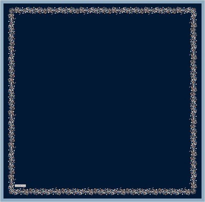 Armine İpek Eşarp Nostalji - 8765-17 Lacivert Mavi Twill