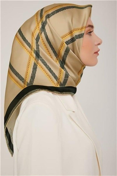 Armine İpek Eşarp Nostalji - 8833-50 Vizon Twill