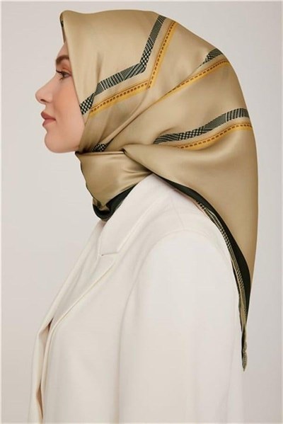 Armine İpek Eşarp Nostalji - 8833-50 Vizon Twill
