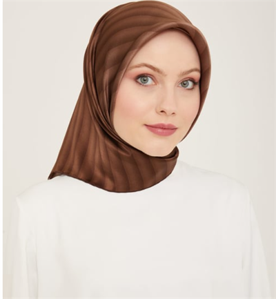 Armine İpek Eşarp Nostalji - 9150-92 Kahve Sura