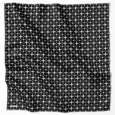 Armine İpek Eşarp Nostalji - 9207-04 Siyah Twill