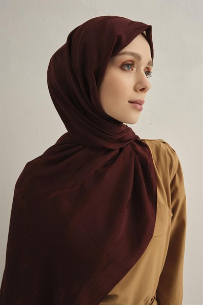 Armine Lyocell Şal - 1 - Bordo 32