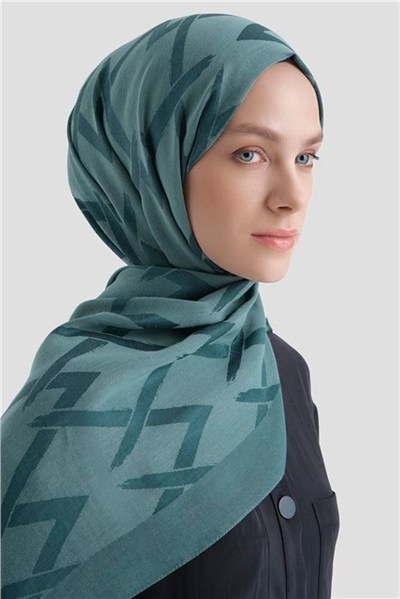 Armine Lyocell Şal - 1 - Koyu Mentol 27
