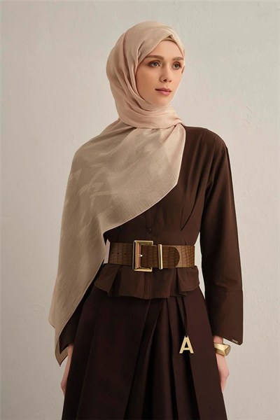 Armine Lyocell Şal - 1 - Soft Pudra 39