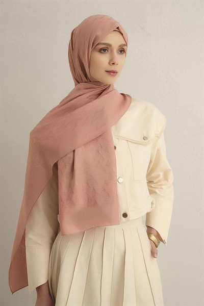 Armine Pamora Şal - Monogram Desenli 3 - Pembe 37