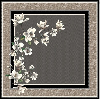 Armine Sport Twill Eşarp - 8532-07 Siyah Kahve