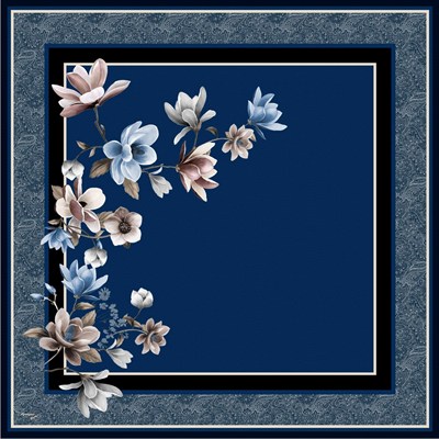 Armine Sport Twill Eşarp - 8532-104 Lacivert