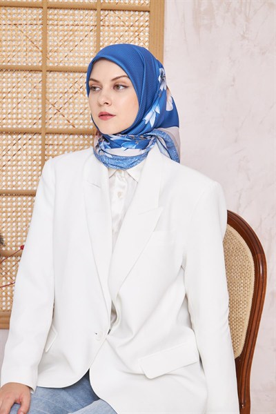 Armine Sport Twill Eşarp - 8532-105 İndigo