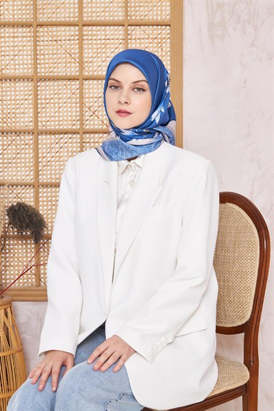 Armine Sport Twill Eşarp - 8532-105 İndigo