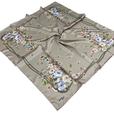 Armine Sport Twill Eşarp - 8533-92 Koyu Taş