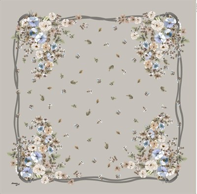 Armine Sport Twill Eşarp - 8533-93 Gri