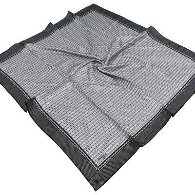 Armine Sport Twill Eşarp - 8556-06 Gri Siyah