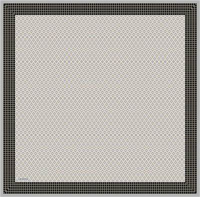Armine Sport Twill Eşarp - 8557-37 Gri Sarı