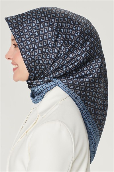 Armine Sport Twill Eşarp - 8557-85 Lacivert