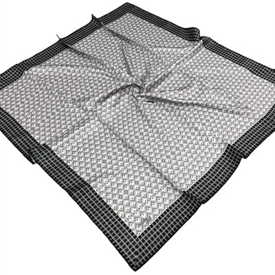 Armine Sport Twill Eşarp - 8557-91 Açık Gri Siyah