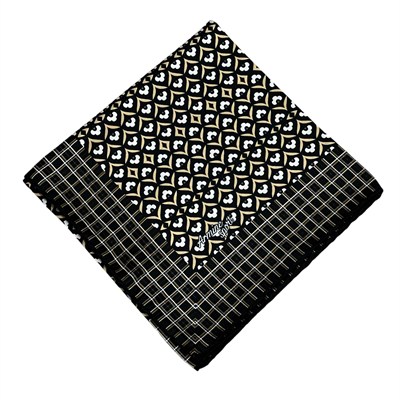 Armine Sport Twill Eşarp - 8557-92 Siyah Bej