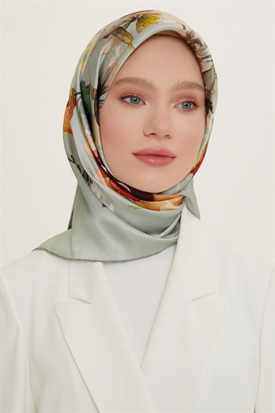 Armine Sport Twill Eşarp - 8723-39 Çağla