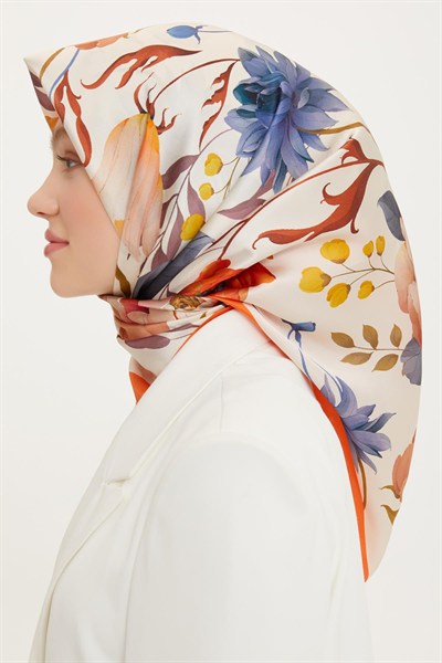 Armine Sport Twill Eşarp - 8740-32 Oranj