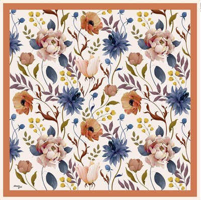 Armine Sport Twill Eşarp - 8740-32 Oranj