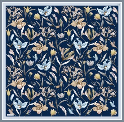 Armine Sport Twill Eşarp - 8825-39 Lacivert