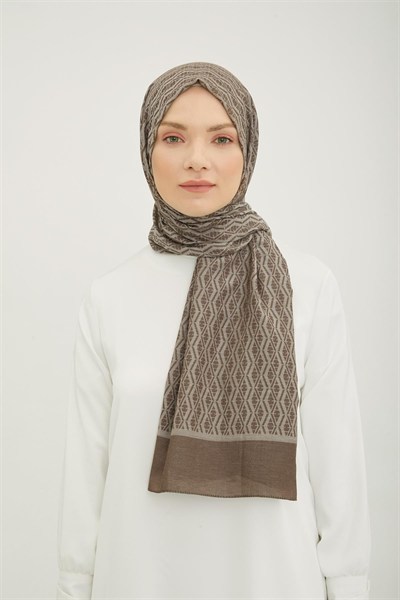 Armine Trend Akasya Şal - 1 - Kahve 23034