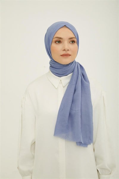 Armine Trend Bambu Şal - Açık Mavi 28