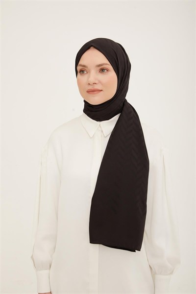 Armine Trend Capri Şal - 1 - Siyah 01