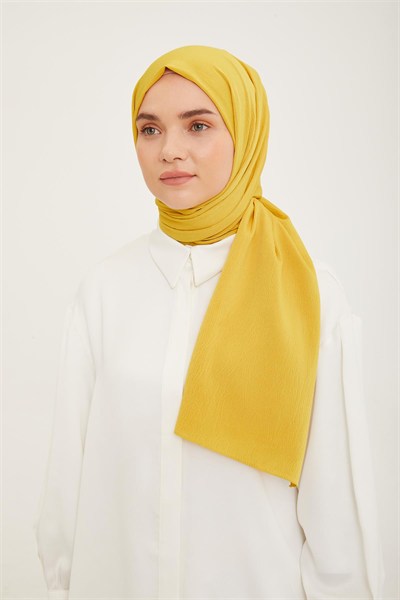 Armine Trend Krinkıl Şal - Hardal 10