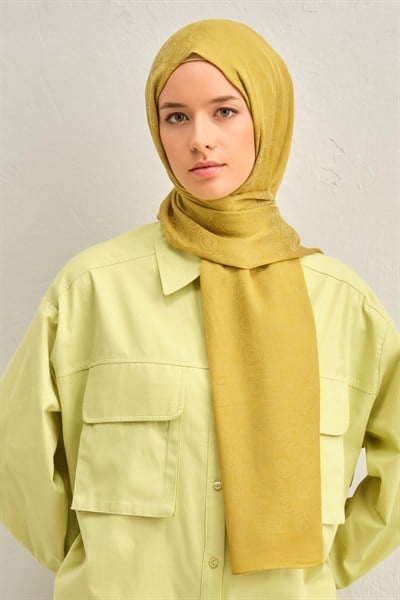Armine Trend Lyon Şal - 2 - Hardal 247312