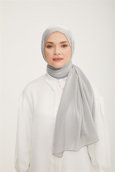 Armine Trend Pearly Şal - 1 - Gri 23017
