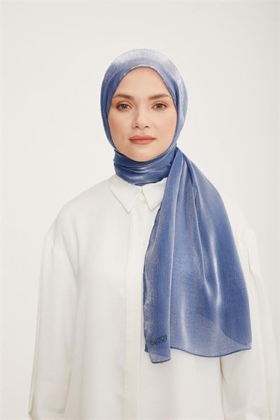 Armine Trend Pearly Şal - 1 - İndigo 23047
