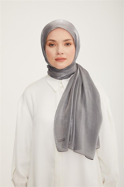 Armine Trend Pearly Şal - 1 - Koyu Gri 23021