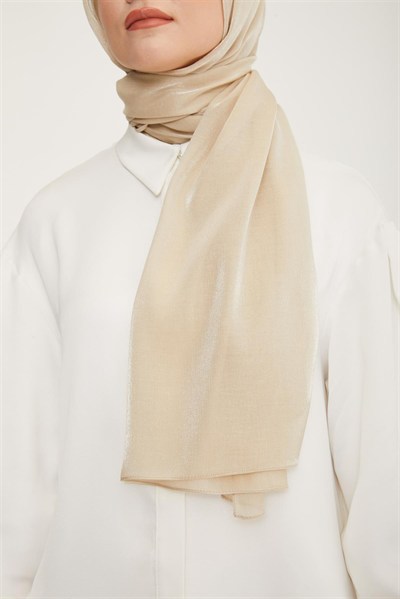 Armine Trend Pearly Şal - 1 - Soft Bej 23005