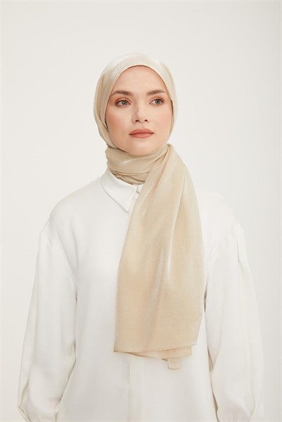 Armine Trend Pearly Şal - 1 - Soft Bej 23005