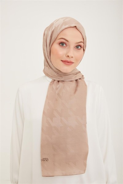 Armine Trend Ruby Şal - 2 - Koyu Bej 136