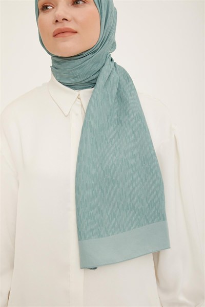 Armine Trend Ultra Light Şal - 10 - Koyu Mint 23044