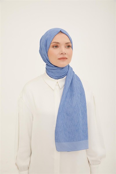 Armine Trend Ultra Light Şal - 10 - Mavi 23046