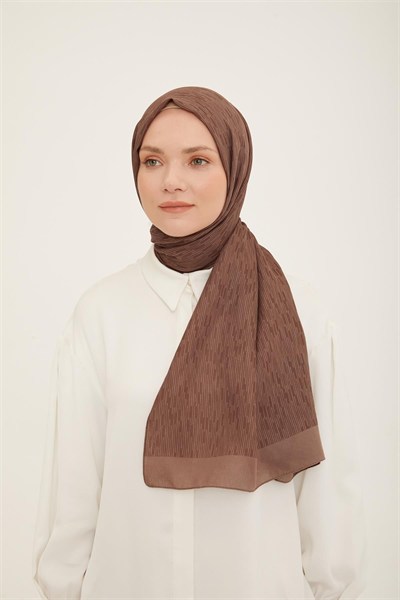 Armine Trend Ultra Light Şal - 10 - Vizon 23034