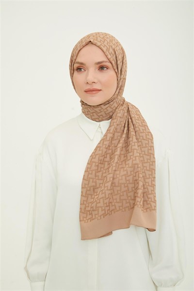 Armine Trend Ultra Light Şal - 11 - Sütlü Kahve 23012