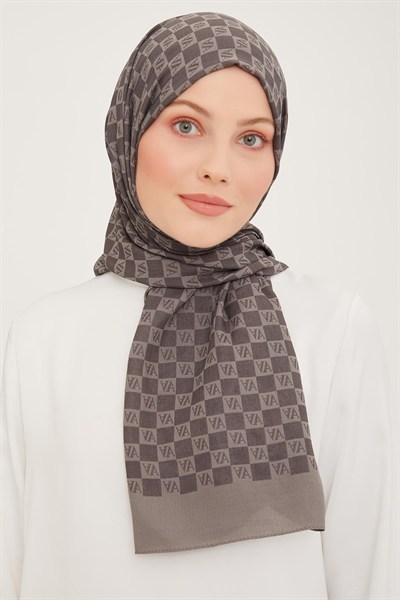 Armine Trend Ultra Light Şal - 14 - Koyu Gri 21117