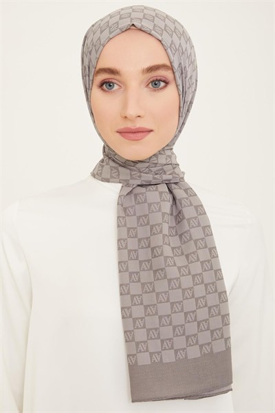 Armine Trend Ultra Light Şal - 18 - Gri 24033
