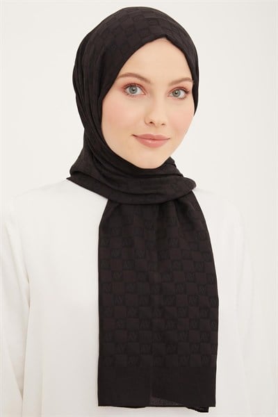 Armine Trend Ultra Light Şal - 18 - Siyah 83