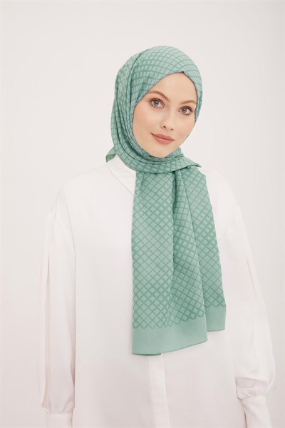 Armine Trend Ultra Light Şal - 9 - Koyu Mint 23044