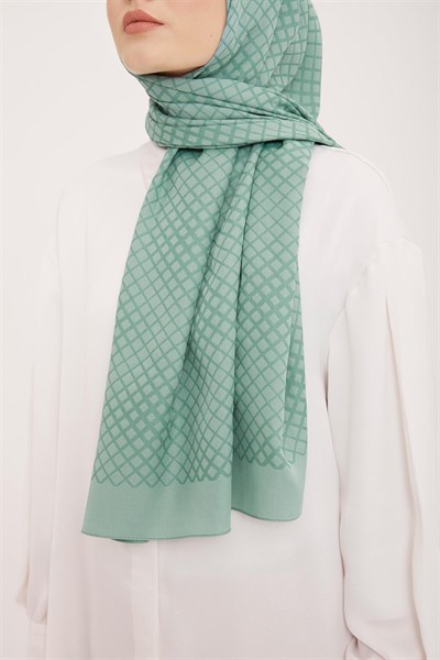 Armine Trend Ultra Light Şal - 9 - Koyu Mint 23044