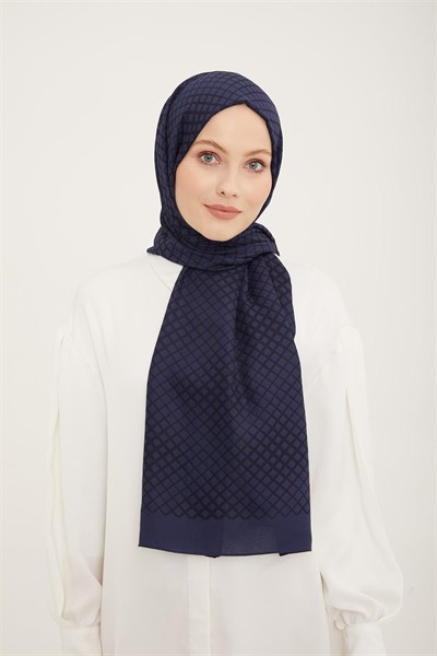 Armine Trend Ultra Light Şal - 9 - Lacivert 23048