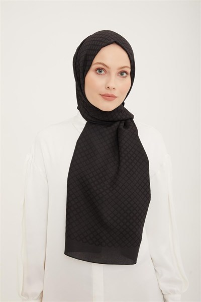 Armine Trend Ultra Light Şal - 9 - Siyah 83
