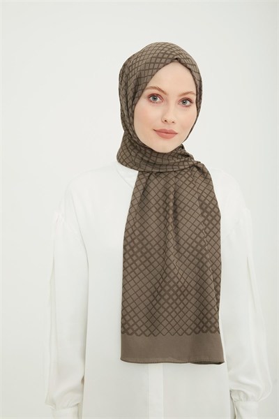 Armine Trend Ultra Light Şal - 9 - Vizon 23034