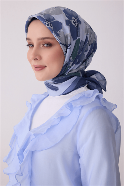 Belli Fresh Modal Eşarp - 3805-17 Mavi
